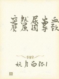 突然尿出血是什么原因导致的