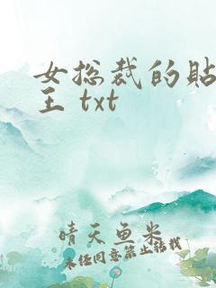 女总裁的贴身兵王 txt