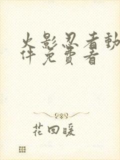 火影忍者动漫软件免费看