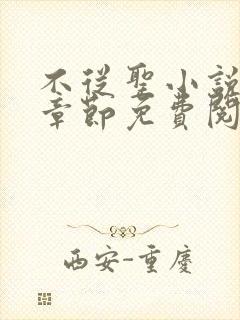 不从圣小说最新章节免费阅读