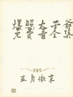 爆照太子爷短剧免费看全集