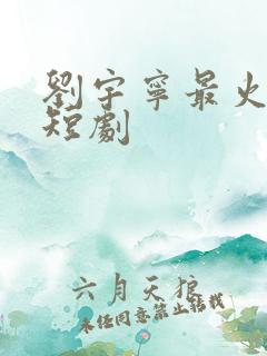 刘宇宁最火十部短剧