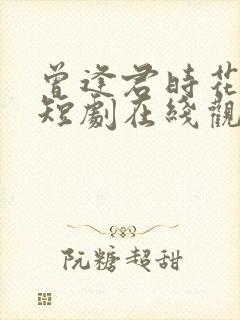 曾逢君时花照眼短剧在线观看