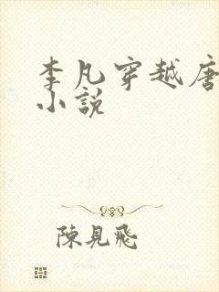 李凡穿越唐朝的小说