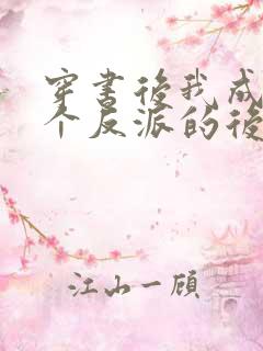 穿书后我成了四个反派的后娘