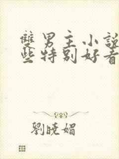 双男主小说有哪些特别好看的小说