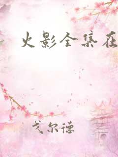 火影全集在哪看