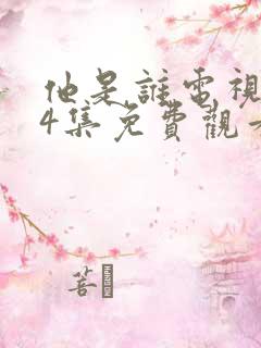 他是谁电视剧24集免费观看全集