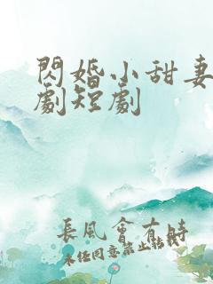 闪婚小甜妻电视剧短剧