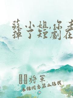 苏小姐,你老公掉了短剧在线