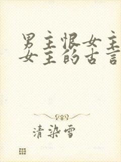 男主恨女主惩罚女主的古言