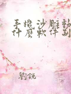 手机沙雕动画用什么软件制作的