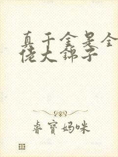 真千金是全能大佬大锦子