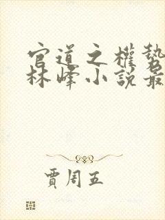 官道之权势滔天林峰小说最新章节免费阅读