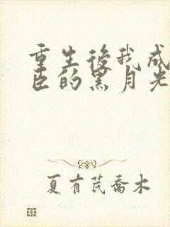 重生后我成了权臣的黑月光免费阅读