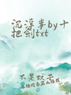 沉浮事by十三把剑txt