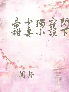 帝少独宠闪婚小甜妻小说下载