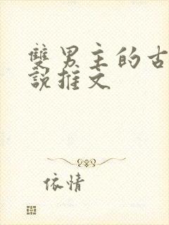 双男主的古代小说推文