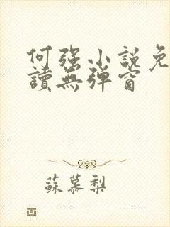 何强小说免费阅读无弹窗