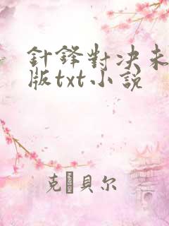 针锋对决未删减版txt小说