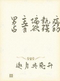 男主偏执病态,占有欲强的小说推荐