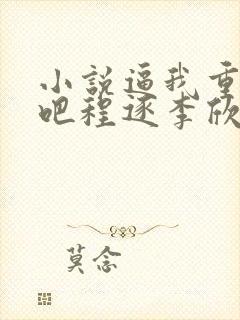 小说逼我重生是吧程逐李欣悦