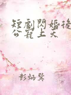 短剧闪婚后被老公宠上天