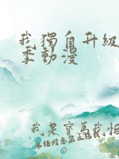 我独自升级第二季动漫