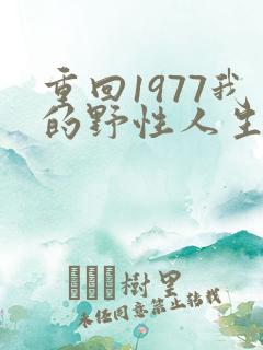 重回1977我的野性人生短剧免费观看全集