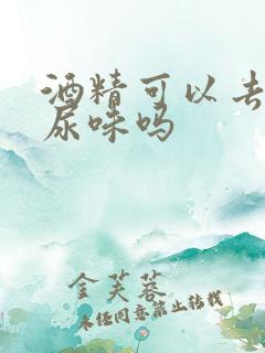 酒精可以去狗狗尿味吗