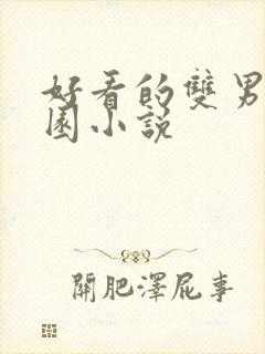 好看的双男主校园小说