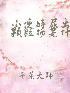 小便时尿出红色颗粒物是什么原因