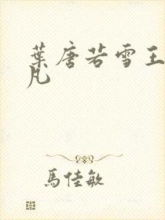 叶唐若雪王婿叶凡