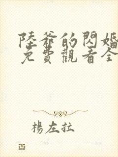 陆爷的闪婚短剧免费观看全集