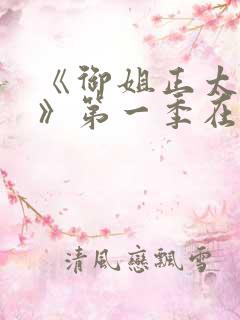 《御姐正太御姐》第一季在线看