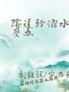 阴道干涩水少怎么办