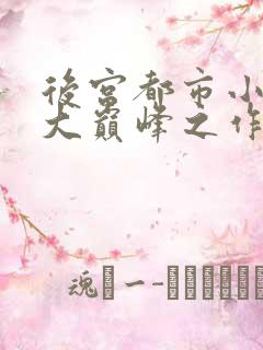 后宫都市小说十大巅峰之作