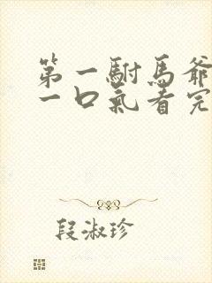 第一驸马爷短剧一口气看完的推荐理由