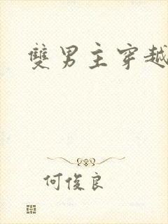 双男主穿越爽文