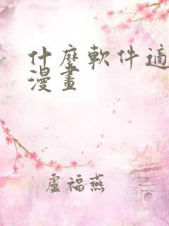 什么软件适合画漫画