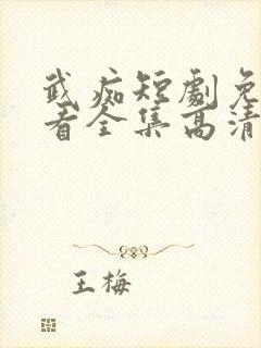 武痴短剧免费观看全集高清