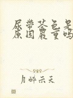 尿带茶色是什么原因严重吗