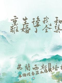 重生后我和渣男离婚了全集