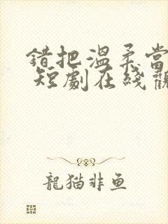 错把温柔当情深 短剧在线观看