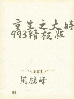 重生之大时代1993精校版