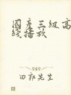 国产三级高清在线播放