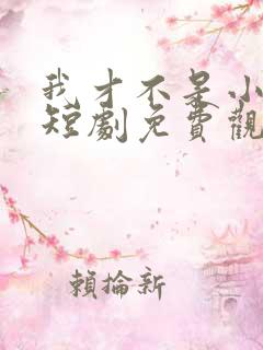 我才不是小可怜短剧免费观看全集