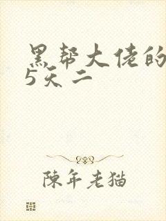 黑帮大佬的365天二