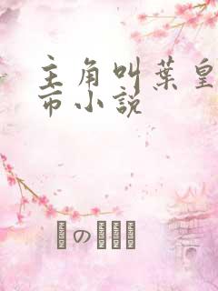 主角叫叶皇的都市小说