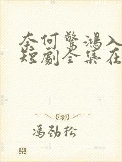 奈何惊鸿入我心短剧全集在线观看